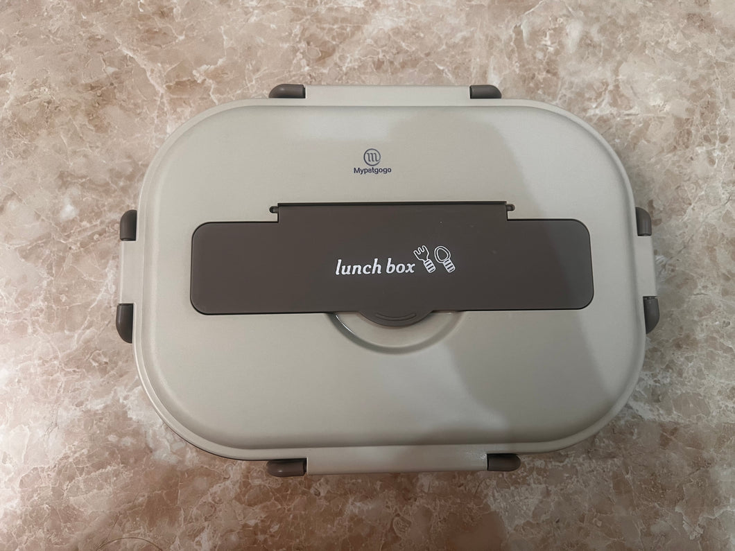 Mypatgogo Stainless Steel Insulated Lunch Box, Worker Lunch Box, Microwave Heatable Adult Large Capacity Bento Lunch Box with Rice