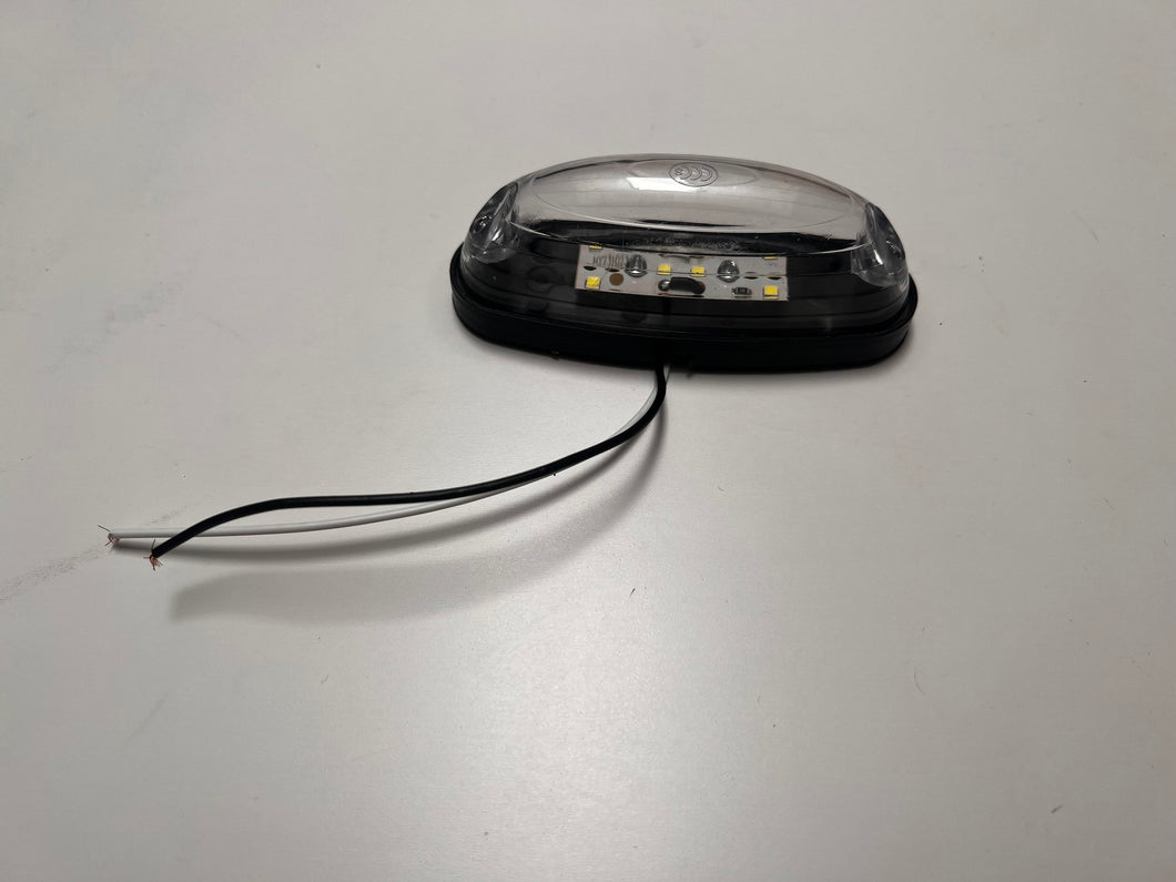 Portrpe Truck Compartment Light Cover, 12v24v LED Strong Light Glass Cover, Box Truck Indicator Light Cover, Light Cover
