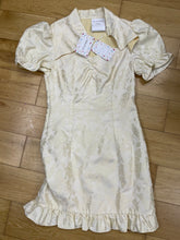 Load image into Gallery viewer, YII OUNEEY Girls Skirts, Girls Dresses, Premium Beige Dresses, Embroidered Floral Dresses
