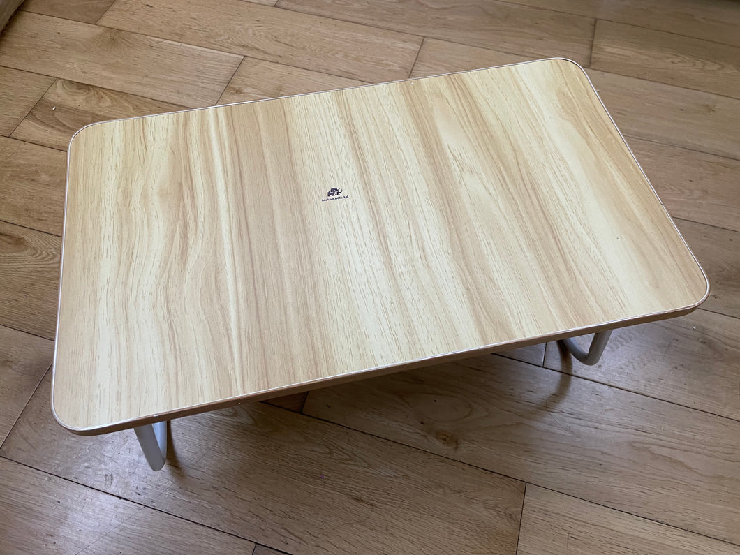 MAMOKRAK Folding study table, computer table, dormitory folding table, bedroom floor folding table, lazy person table home multi-function desk