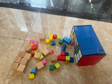 Load image into Gallery viewer, YONGJOY Early Learning Educational Large Wooden Blocks, Toy Blocks, Math Teaching Aids Square Toy Blocks Odorless
