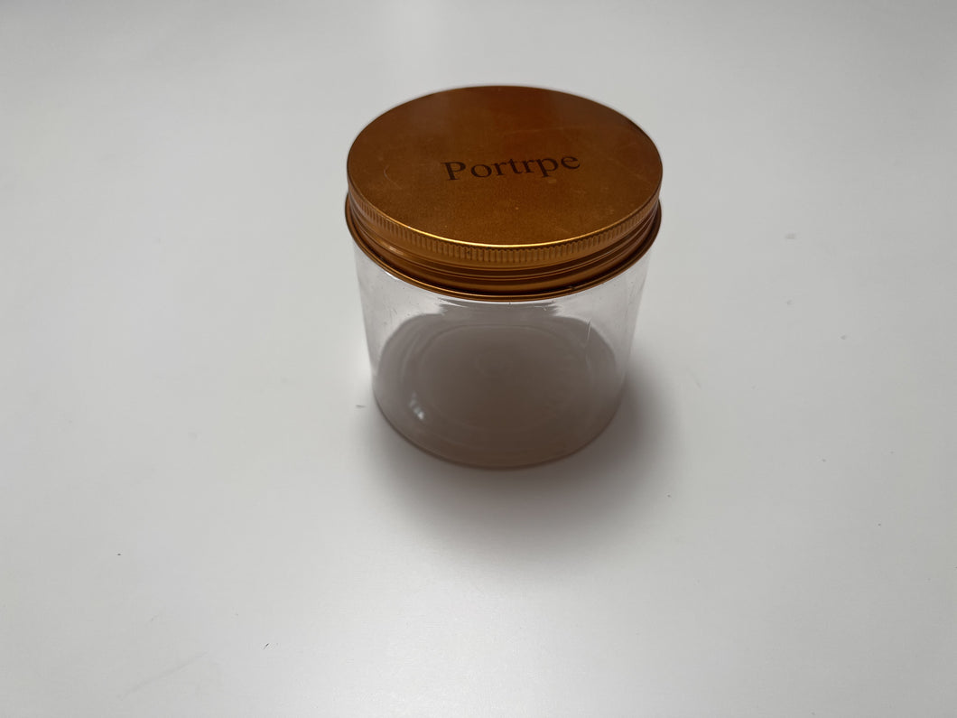Portrpe transparent pet sealed jars, food grade plastic empty bottles, grains and cereals dry goods storage box, big head pin storage jar