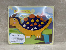 Load image into Gallery viewer, ACECHUM Kids Dinosaur Jigsaw Puzzle Game, Baby Entry Level Simple Puzzle, Early Learning Puzzle Game Toys
