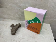 Load image into Gallery viewer, Kimikoo French Girl Scratch Clip, Frosted Matte Hair Clip in Morandi, White Wave Back of Head Scratch Clip, Shark Clip
