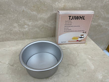 Load image into Gallery viewer, TJIWHL Baking 4 inch Cake Mould, Anodized Heightened Round Live Bottom Cake Mould, Chiffon Cake Mould, Non-Stick
