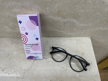 Load image into Gallery viewer, MANGLUKE tortoiseshell color eyeglasses frames, ultra-light vegan round face wearable frames, eyeglasses frames with prescription
