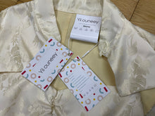 Load image into Gallery viewer, YII OUNEEY Girls Skirts, Girls Dresses, Premium Beige Dresses, Embroidered Floral Dresses
