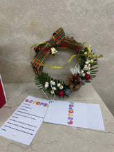 Load image into Gallery viewer, GSTOPUN Christmas Wreath, Pinecone Pine Needle Vine Ring Decorative Wreath, Ribbon Bow Wreath, Holiday Ambiance Wreath
