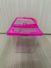 Load image into Gallery viewer, Hbazzor Flip Lid Plastic Box, Lift Lid Crisper Box, Movable Lid Storage Transparent Plastic Box, Half Open Folding Lid Product Display Case
