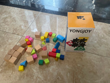 Load image into Gallery viewer, YONGJOY Early Learning Educational Large Wooden Blocks, Toy Blocks, Math Teaching Aids Square Toy Blocks Odorless
