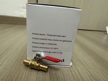 Load image into Gallery viewer, ANWUYANG truck drenchers, metal valves, thickened faucet car bleeder valve, tank bleeder valve, hand washing switch drain ball valve
