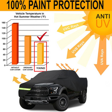 Load image into Gallery viewer, YIXIND Waterproof Car Covers for Ford F150 F250 F350 Raptor Pickup Truck Super Crew Cab 5FT- 8FT Long Bed Box Truck 190T Covers Customer Fit 100% Waterproof Windproof Strap &amp; Double Door Zipper
