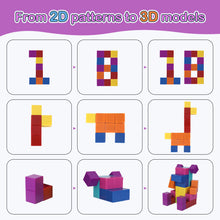 Load image into Gallery viewer, Vexolite Magnetic Building Blocks, Magnetic Blocks Multi-Color, Preschool STEM Educational Magnet Toys
