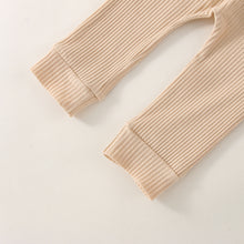 Load image into Gallery viewer, LUCKBBLO Baby Girl Clothes Outfit Infant Outifts Fall Winter Outfits 3pc Rib Frill Long Sleeve Romper Pant Set 0-24 Months
