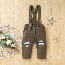 Load image into Gallery viewer, VILUNTOTO Baby Boy Clothes Newborn Outfits Long Sleeve Stripe Romper Overalls Suspender Pants Set 0-24 Months
