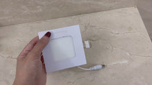 Load and play video in Gallery viewer, Maitoukug LED ultra-thin downlight, 1cm recessed ceiling light, 12W ceiling light, round panel light
