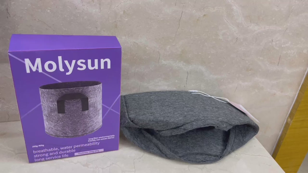 Molysun Flower Planting Bag, Extra Large Balcony Flowering Rooftop Vegetable Grower, Breathable Fruit Pot Planting Box