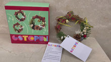 Load and play video in Gallery viewer, GSTOPUN Christmas Wreath, Pinecone Pine Needle Vine Ring Decorative Wreath, Ribbon Bow Wreath, Holiday Ambiance Wreath
