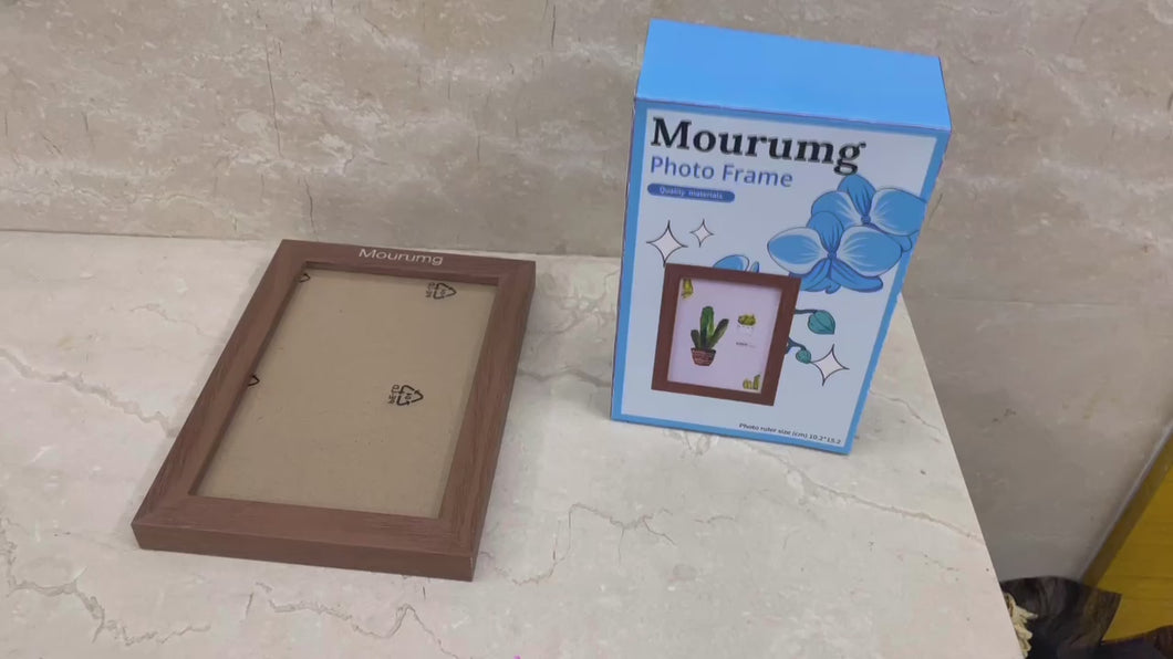 Mourumg Picture Frame, Tabletop Wall Mounted Picture Frame, High-end Red Picture Frame