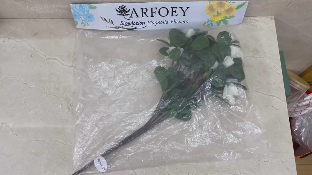 ARFOEY single bunch of simulation flowers, rustic style flowers, plastic flowers, artificial flowers, home decorations ornaments