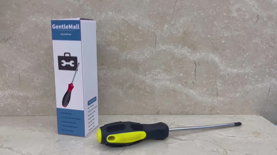 GentleMall Screwdriver, Strong Magnetic Phillips Screwdriver, High Hardness Industrial Grade Screwdriver, Household Tools Screwdriver
