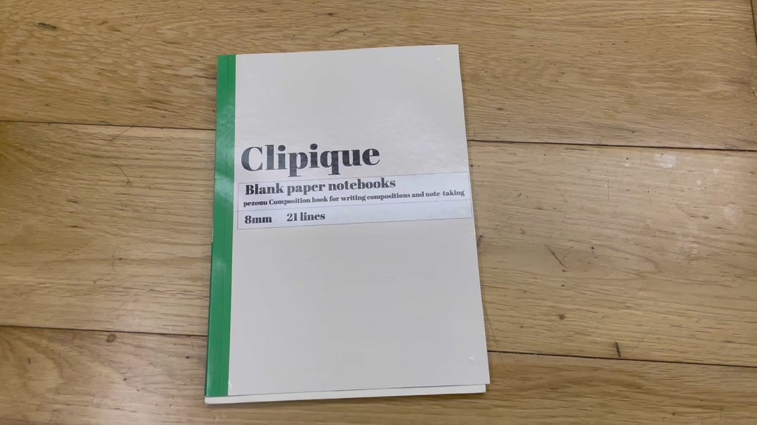 Clipique notebooks, Blank paper notebooks,A5 notebook, thickened notepad, simple study composition book