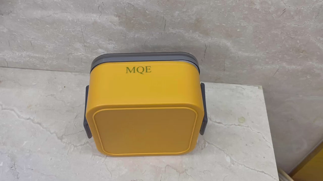 MQE lunch box, microwave lunch box, portable separated lunch box, food grade silicone lunch box