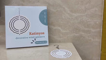 Load and play video in Gallery viewer, Katinyos double-sided white heat sublimation aluminum wind chimes,personalized heat transfer wind spinners,decorative wind spinners,DIY patio decoration

