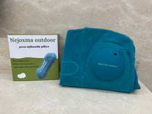 Load image into Gallery viewer, Nejoxma outdoor press inflatable pillow, office nap inflatable square pillow, outdoor travel storage portable pillow
