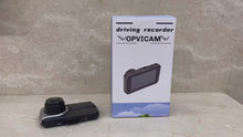 Load and play video in Gallery viewer, OPVICAM 3-inch driving recorder, 1080p HD dual-lens reversing rear view, car driving recorder
