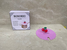 Load image into Gallery viewer, BOSORIO food grade cup lid, silicone cup lid, mug lid, cup lid with spoon
