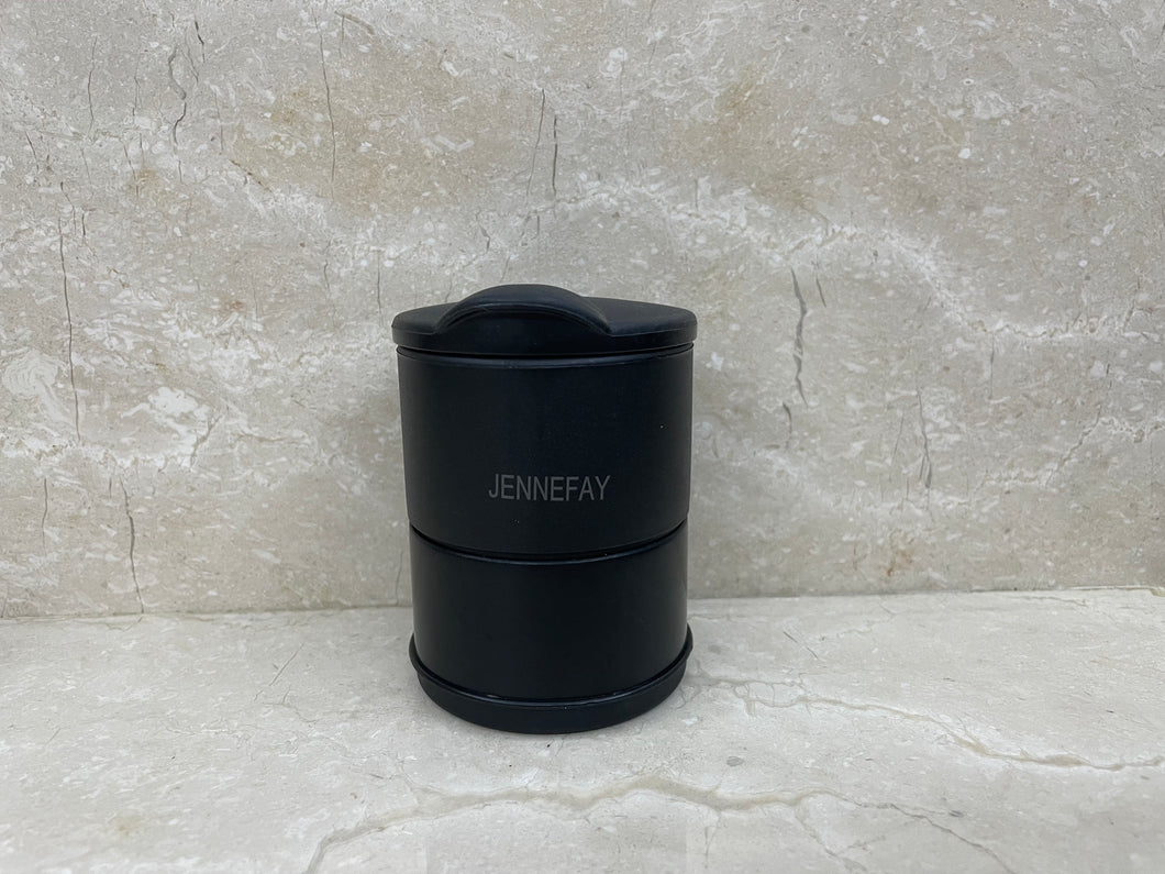 JENNEFAY car ashtray, car portable ashtray, car supplies, car ashtray aluminum alloy steel with cover