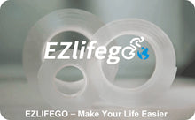 Load image into Gallery viewer, EZlifego Double Sided Tape Heavy Duty(Extra Large 16.5FT), Multipurpose Removable Clear &amp; Tough Mounting Tape Sticky Adhesive, Reusable Strong Wall Tape Picture Hanging Strips Poster Carpet Tape
