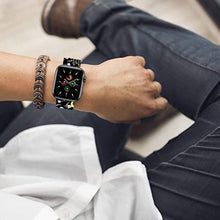 Load image into Gallery viewer, SadSkins Christmas Watch Bands Compatible with Apple Watch 38mm 40mm 42mm 44mm 45mm, Adjustable Waterproof Wristbands Soft Silicone Replacement Strap for iWatch Series 8 7 6 5 4 3 2 1 SE
