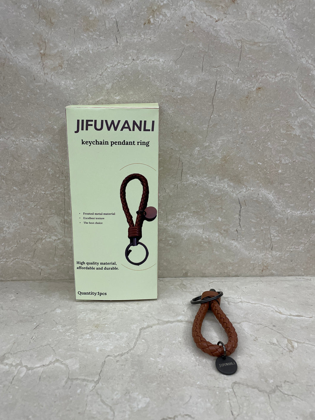 JIFUWANLI keychain pendant ring, key chain, braided rope keychain