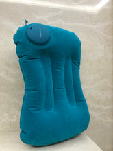 Load image into Gallery viewer, Nejoxma outdoor press inflatable pillow, office nap inflatable square pillow, outdoor travel storage portable pillow
