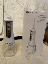 Load image into Gallery viewer, DEAXTIS Cordless Advanced Water Flosser For Teeth, Gums, Braces, Dental Care With Travel Bag and 4 Tips, ADA Accepted, Rechargeable, Portable, and Waterproof
